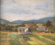 Egon Schiele Landscape in Lower Austria (mk12) china oil painting reproduction